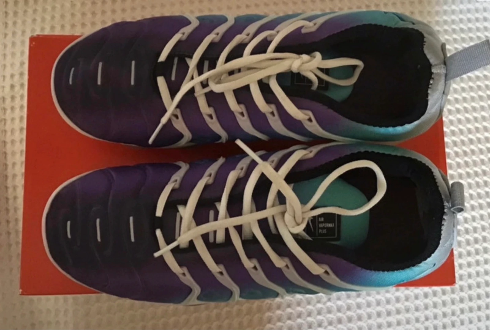Jolie Nike Air Vapormax Plus – Dégradé Violet & Turquoise – T.44 – photo 7